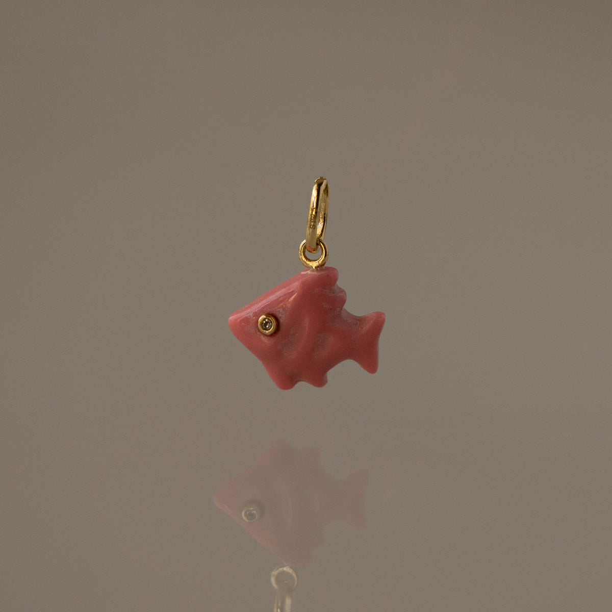 Pink Fish Charm