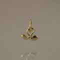 Devoted Swans Charm