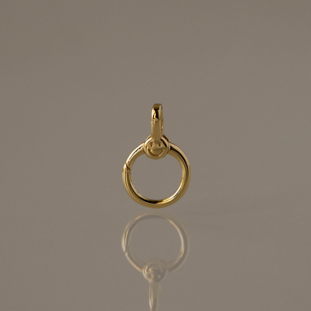Smiley Face Clasp Charm