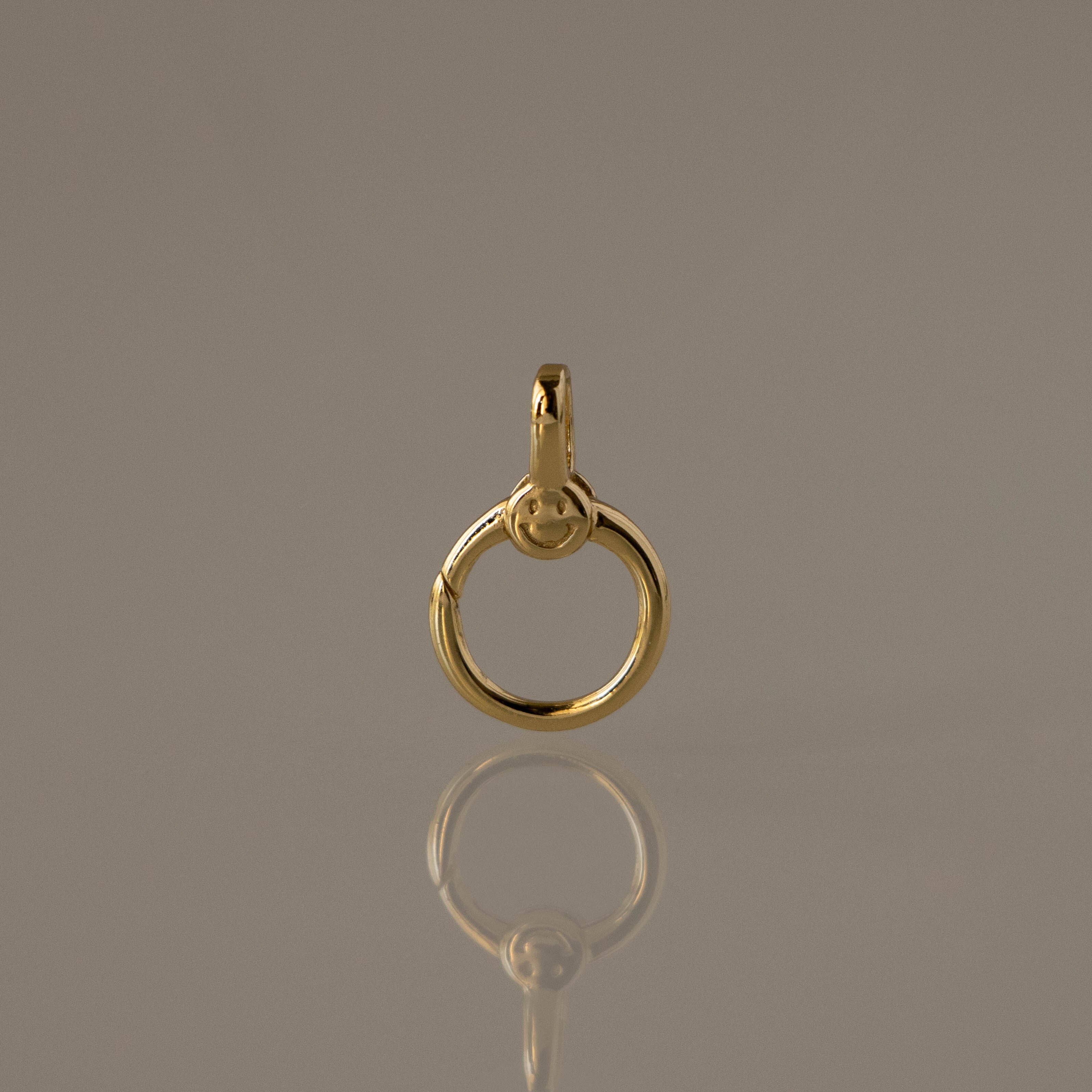 Smiley Face Clasp Charm