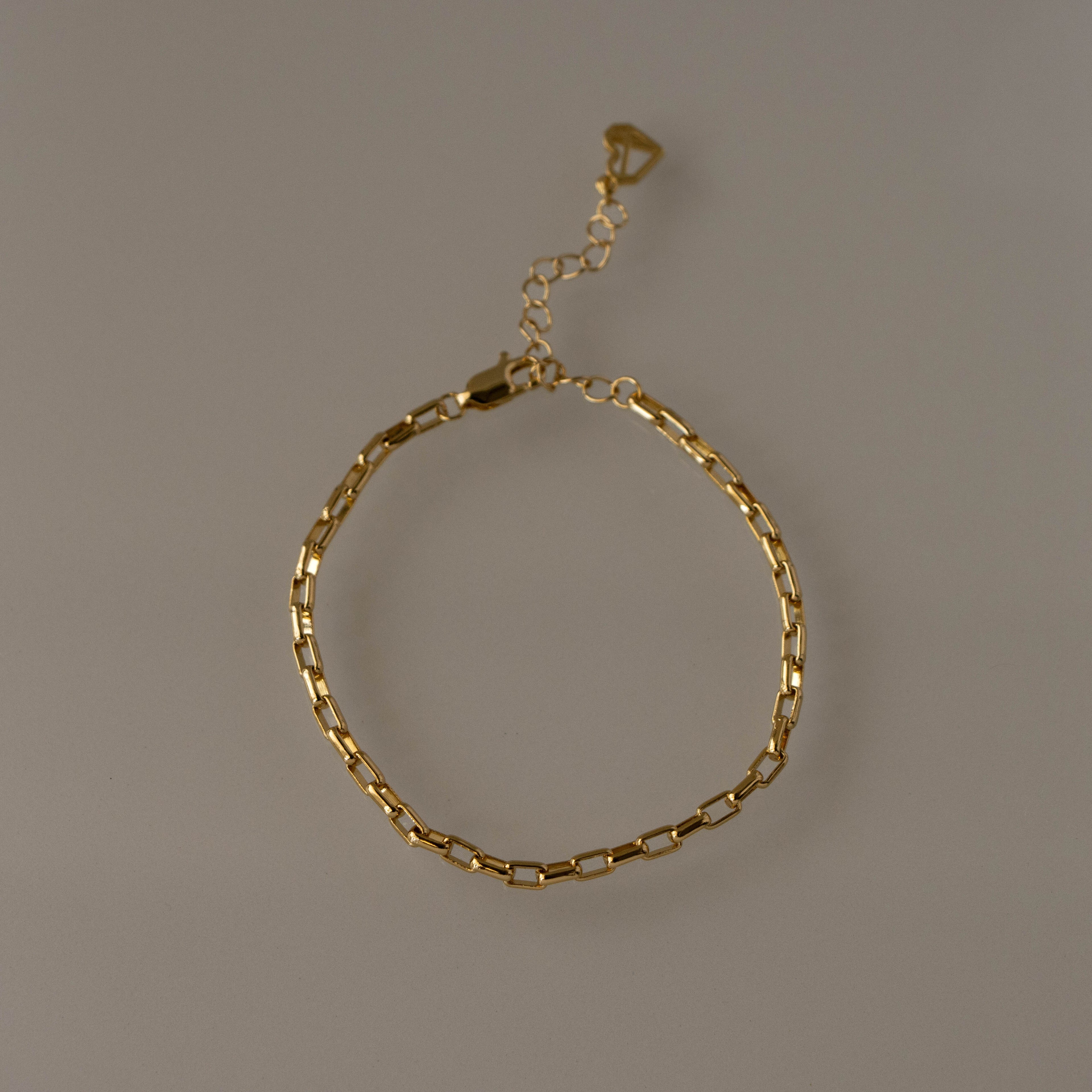 Box Link Chain Bracelet
