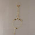 Diamond Cascade Hand Chain Bracelet