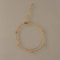 Duo Chain Diamond Station Bracelet