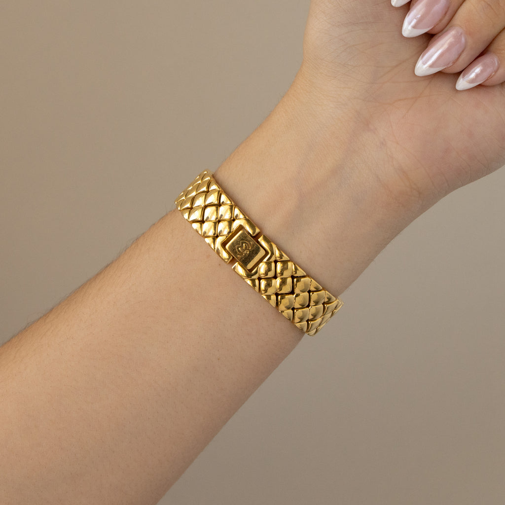 Vintage Mila Schön Cushion Gold Watch