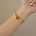 Vintage Mila Schön Cushion Gold Watch