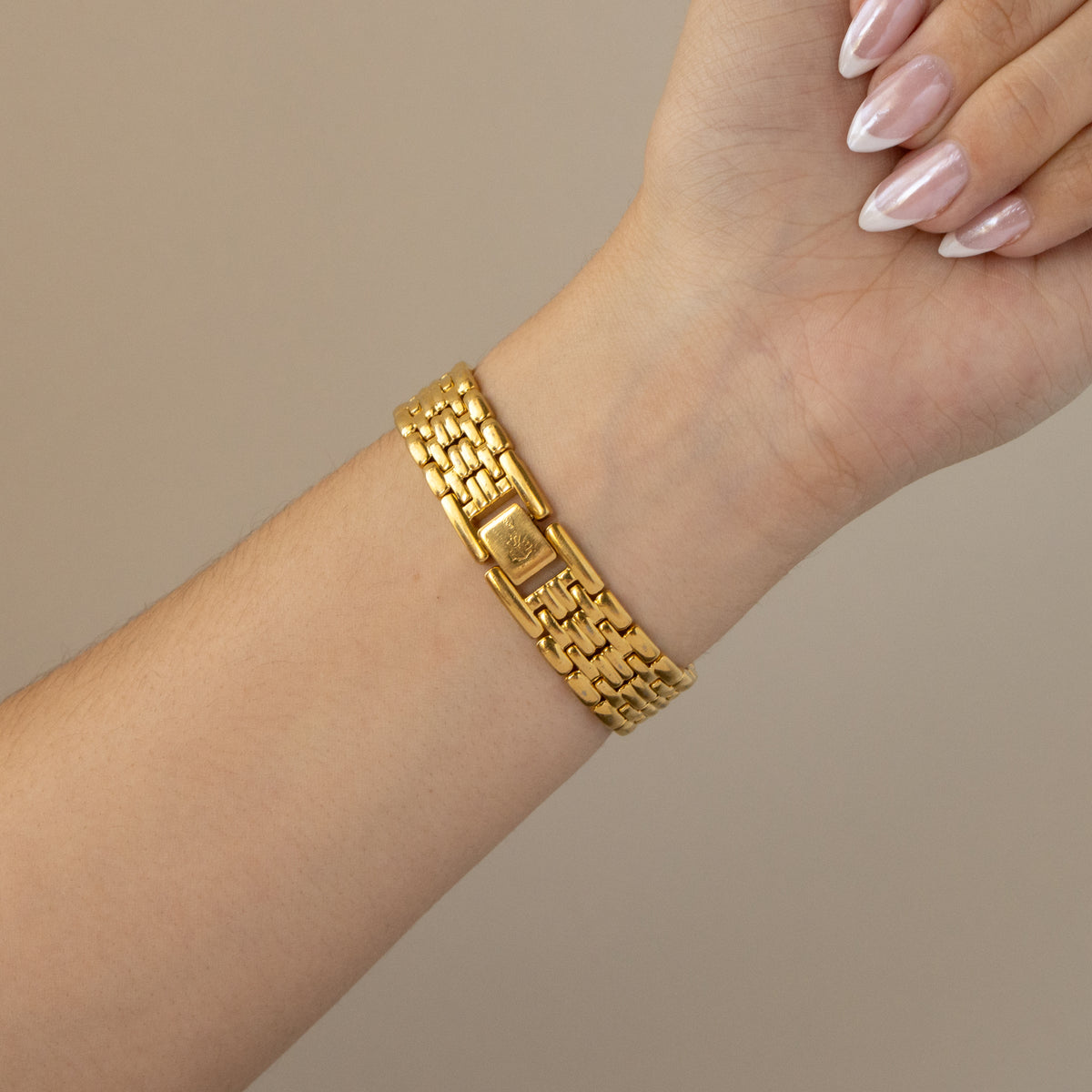 Vintage Francois Blin Pave Gold Watch