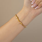 Vintage Junghans Swiss Dainty Rope Gold Watch