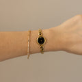 Vintage Gianni Accardi Midnight Diamond Gold Watch
