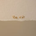 Petite Mixed Diamond Studs