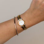 Vintage Nina Ricci Swiss Bold Two Tone Watch