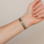 Vintage Alba Ruby Link Two Tone Watch