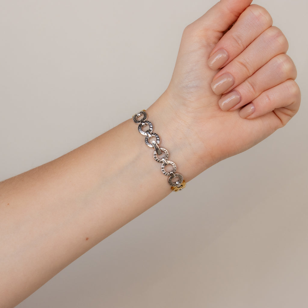 Vintage Pinky&Dianne Link Two Tone Watch