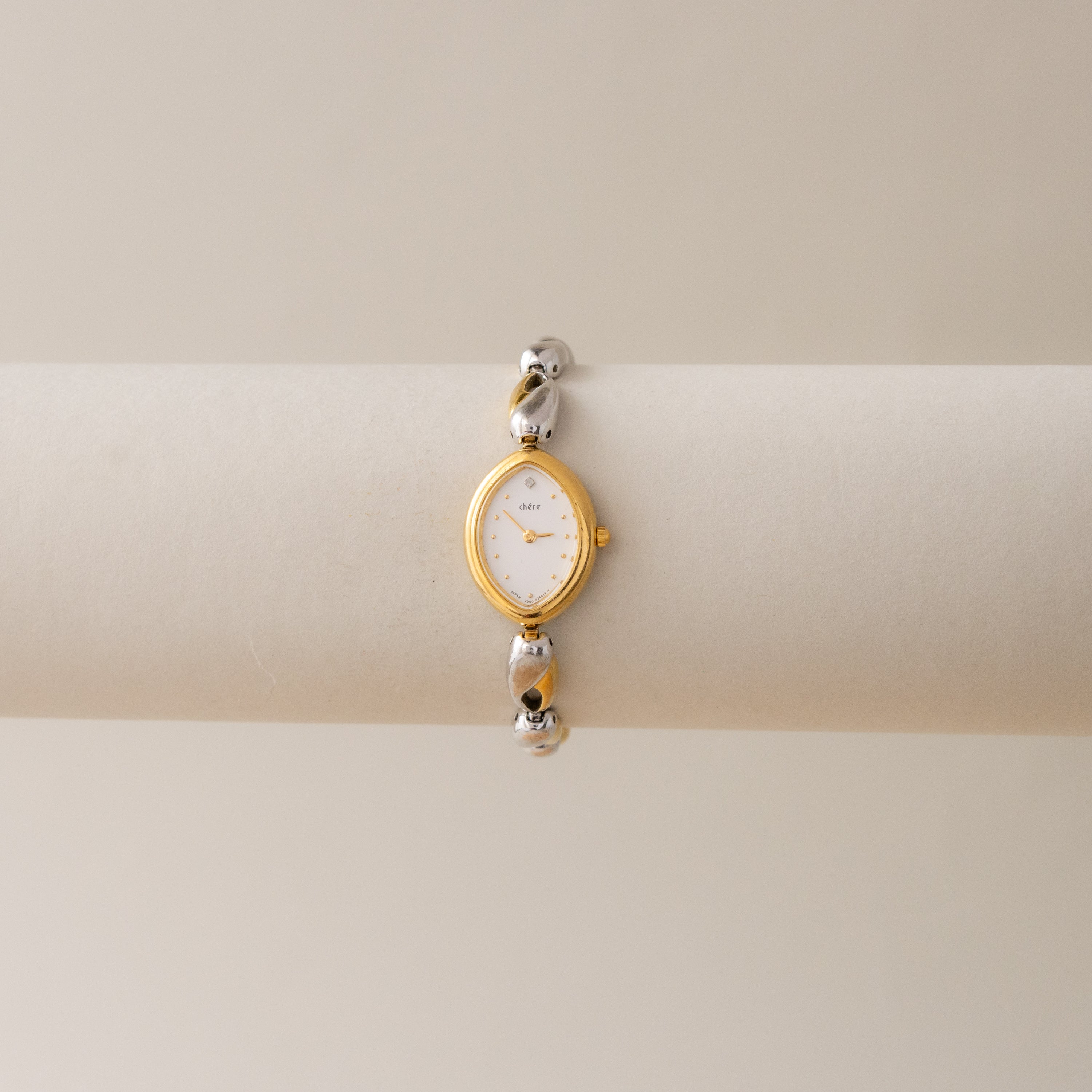 Vintage Citizen Chére Oval Two Tone Watch