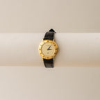 Vintage Gucci Swiss Roman Strap Gold Watch