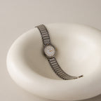 Vintage YSL Bold Ribbed Two Tone Watch