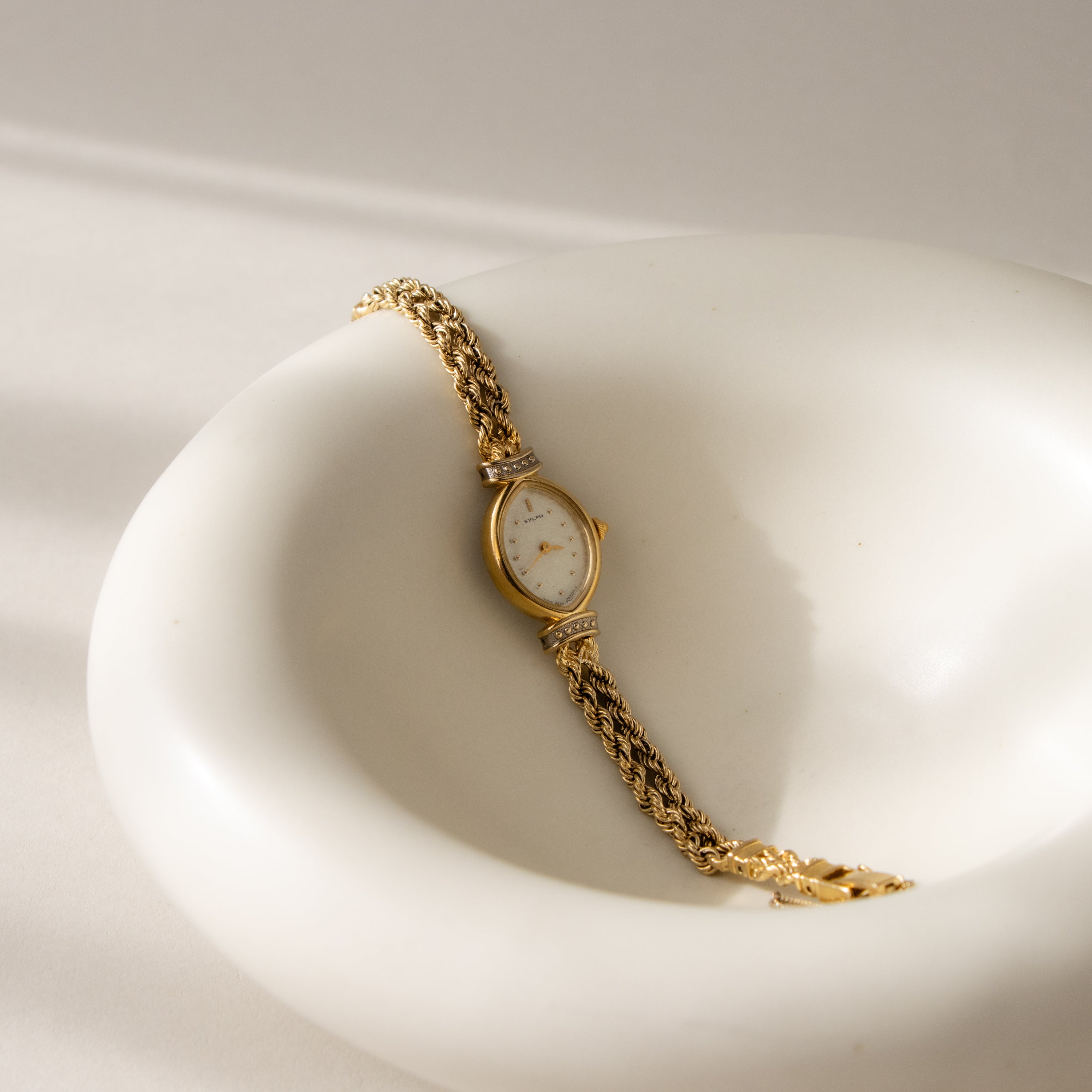 Vintage Citizen Sylph Rope Two Tone Watch