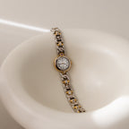 Vintage Alba Ruby Link Two Tone Watch