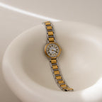 Vintage Christian Mode Swiss Bold Two Tone Watch