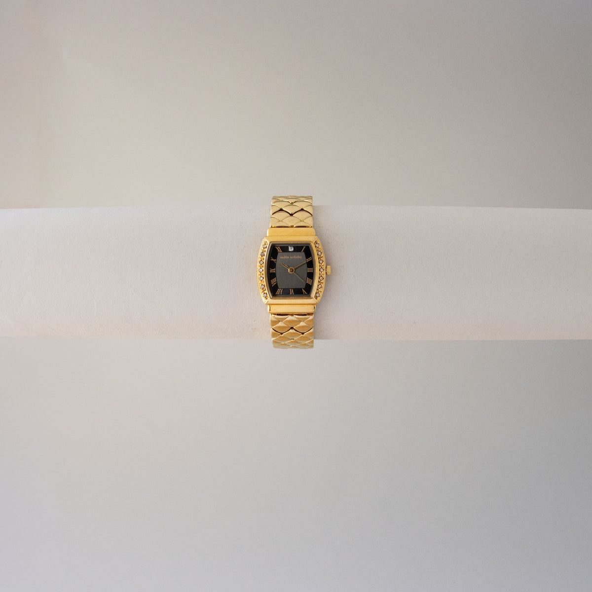 Vintage Mila Schön Cushion Gold Watch