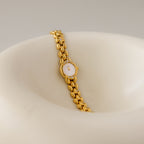 Vintage Seiko Diamond Crown Gold Watch