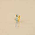 Blue Opalite Eternity Charm
