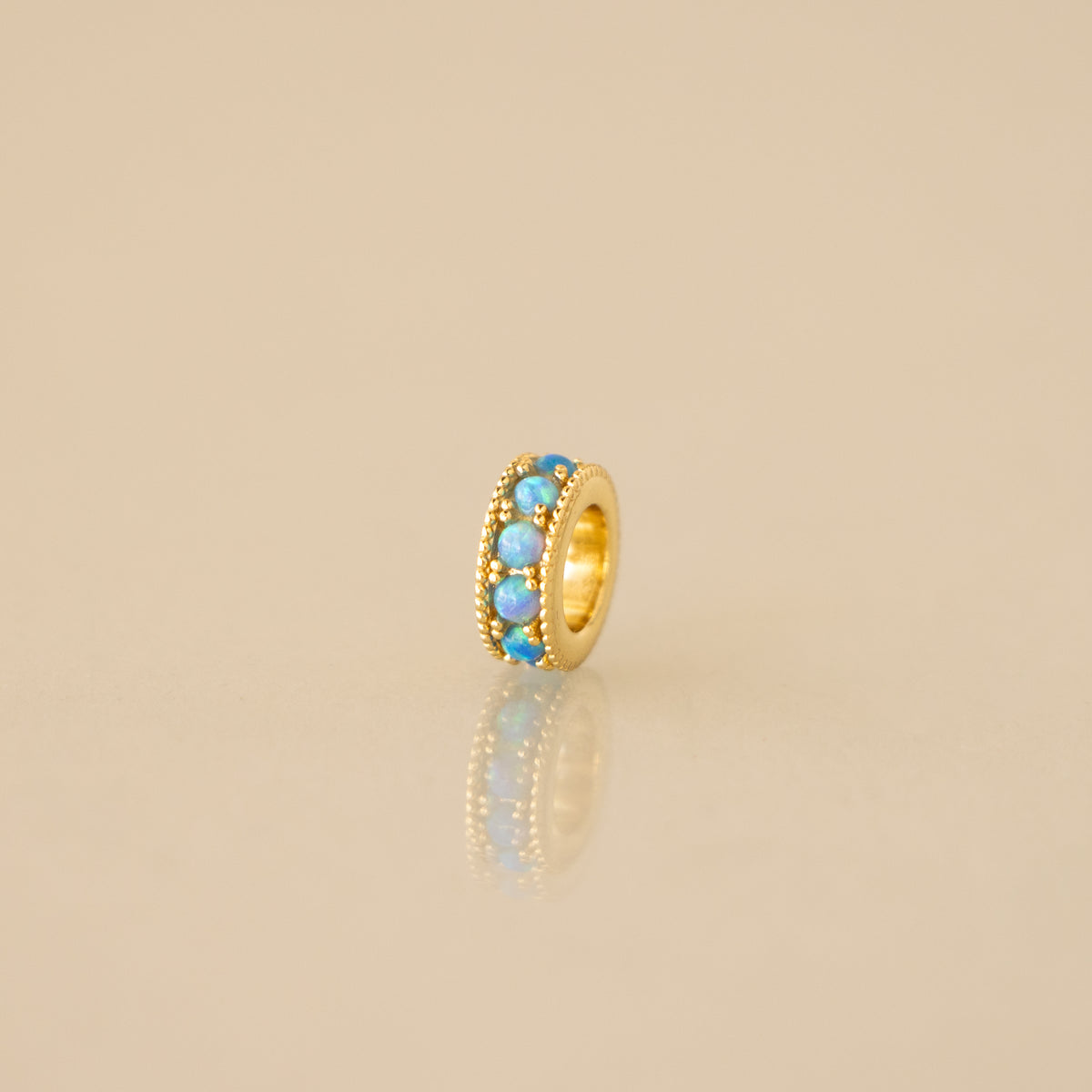 Blue Opalite Eternity Charm