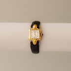 Vintage Pinko Swiss Square Gold Watch