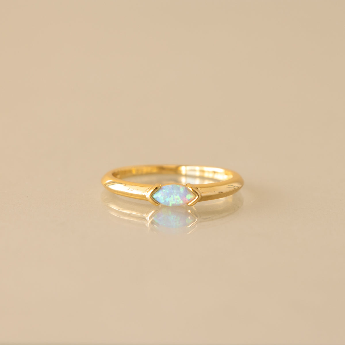Radiant Marquise Opalite Ring
