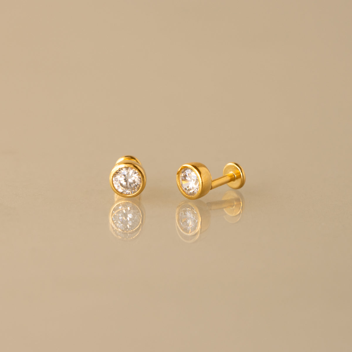 Signature Bezel Flat Back Studs