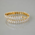 Marquise Diamond Eternity Wrap Bangle