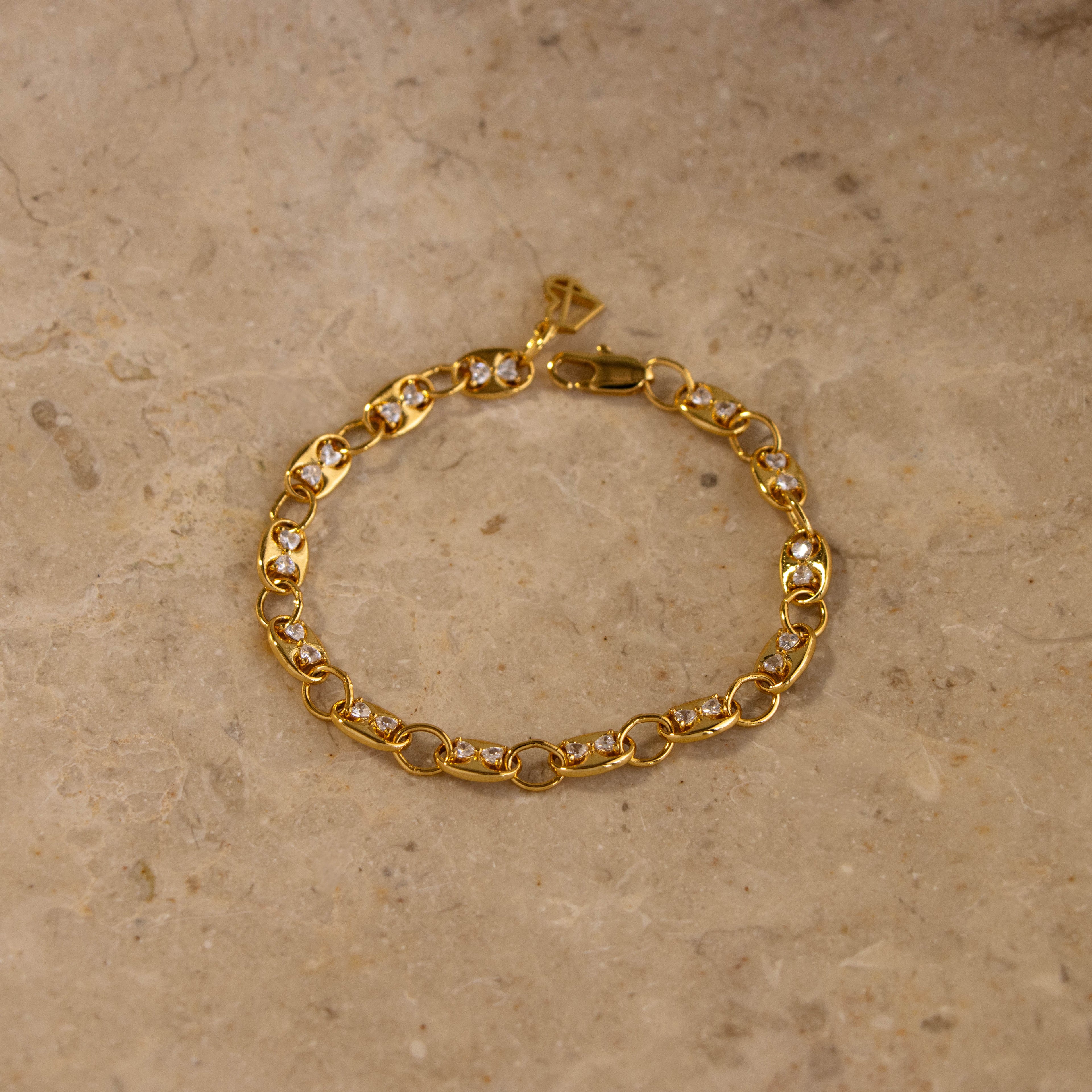 Diamond Mariner Chain Bracelet
