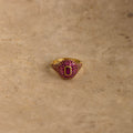 Pave Ruby Heirloom Signet Ring
