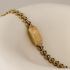 Rare Vintage Geneva Floral Gemstone Locket Gold Watch
