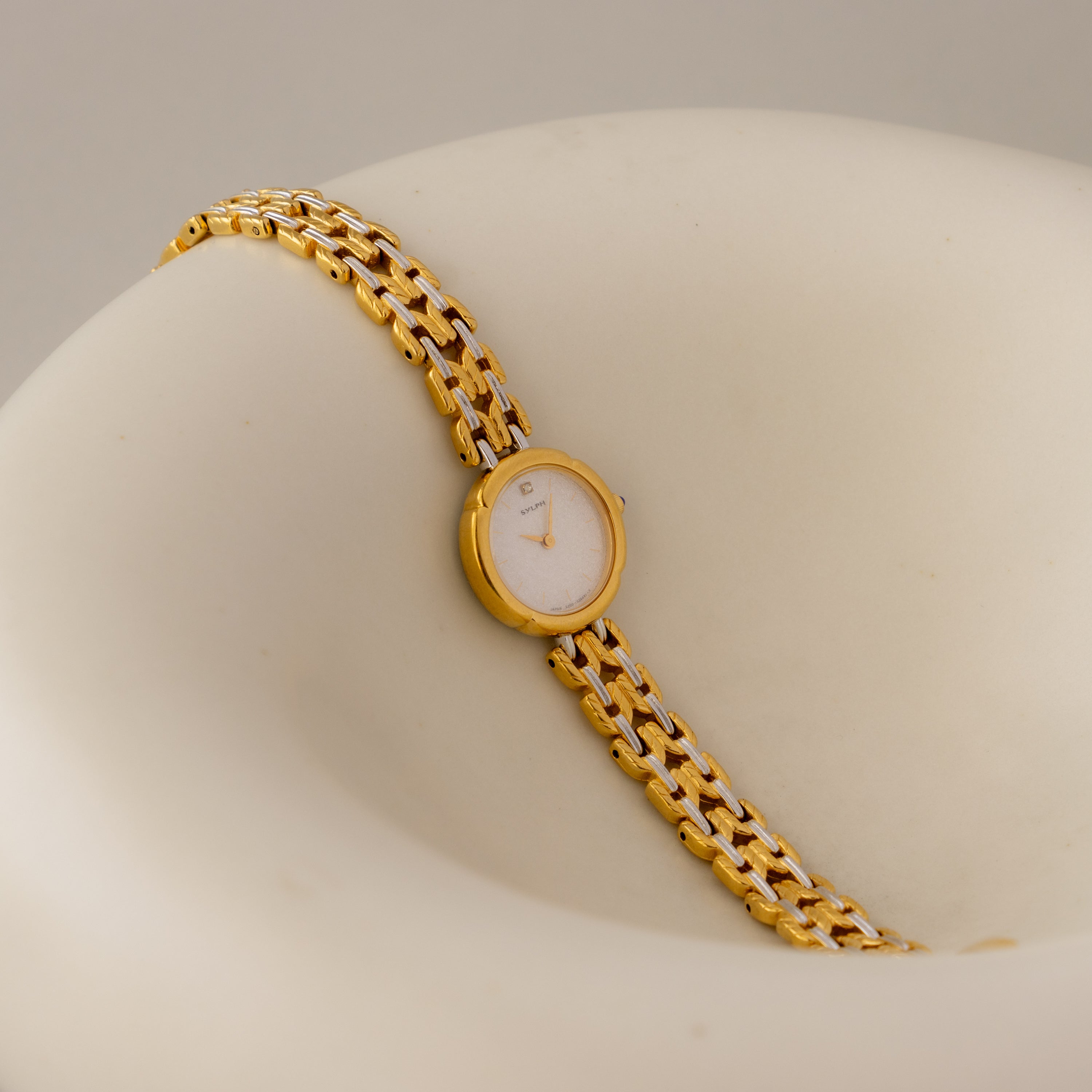 Vintage Citizen Sylph Round Two Tone Watch