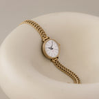 Vintage Seiko Sybilla Round Matte Gold Watch