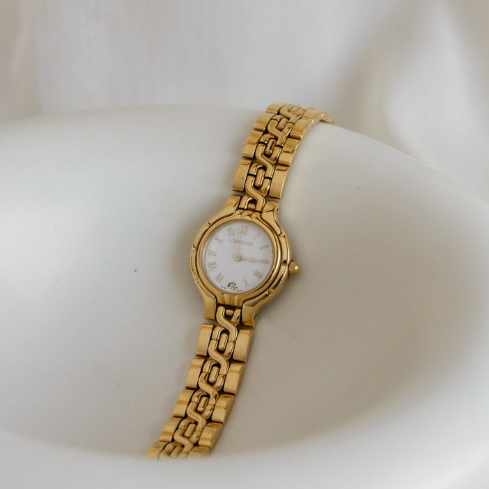 Vintage Sandy by Leonard Round Gold Watch