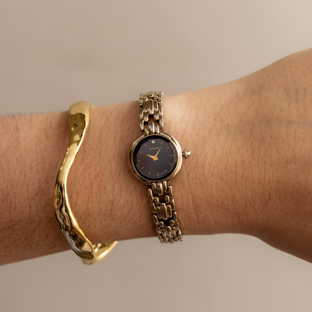 Vintage Citizen Sylph Ocean Gold Watch