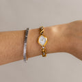 Vintage Epos Marquise Oval Gold Watch