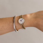 Vintage Seiko Sybilla Round Matte Gold Watch
