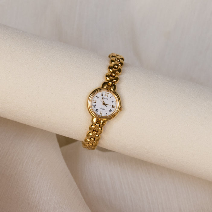 Vintage Seiko Dainty Gold Watch