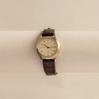 Vintage Seiko Spirit Brown Strap Two Tone Watch