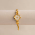 Vintage Alba Tulip Charm Link Gold Watch