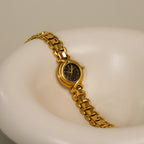 Vintage Fendi Swiss Mother of Pearl Gold Watch