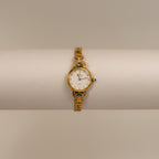Vintage Christian Bernard Emerald Gold Watch