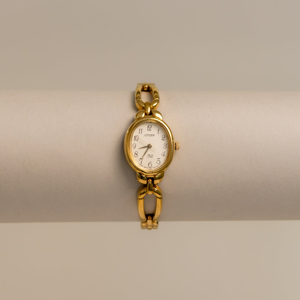 Vintage Citizen Fill Oval Gold Watch