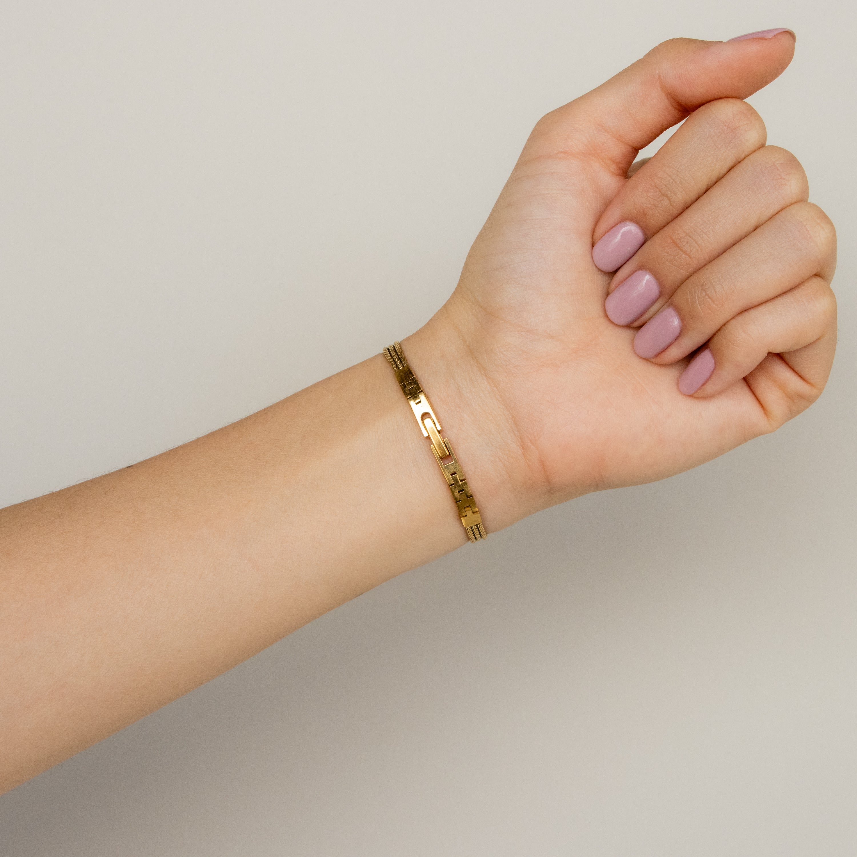 Vintage Christian Bernard Rope Gold Watch