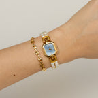 Vintage Mikimoto Pearl Gold Watch