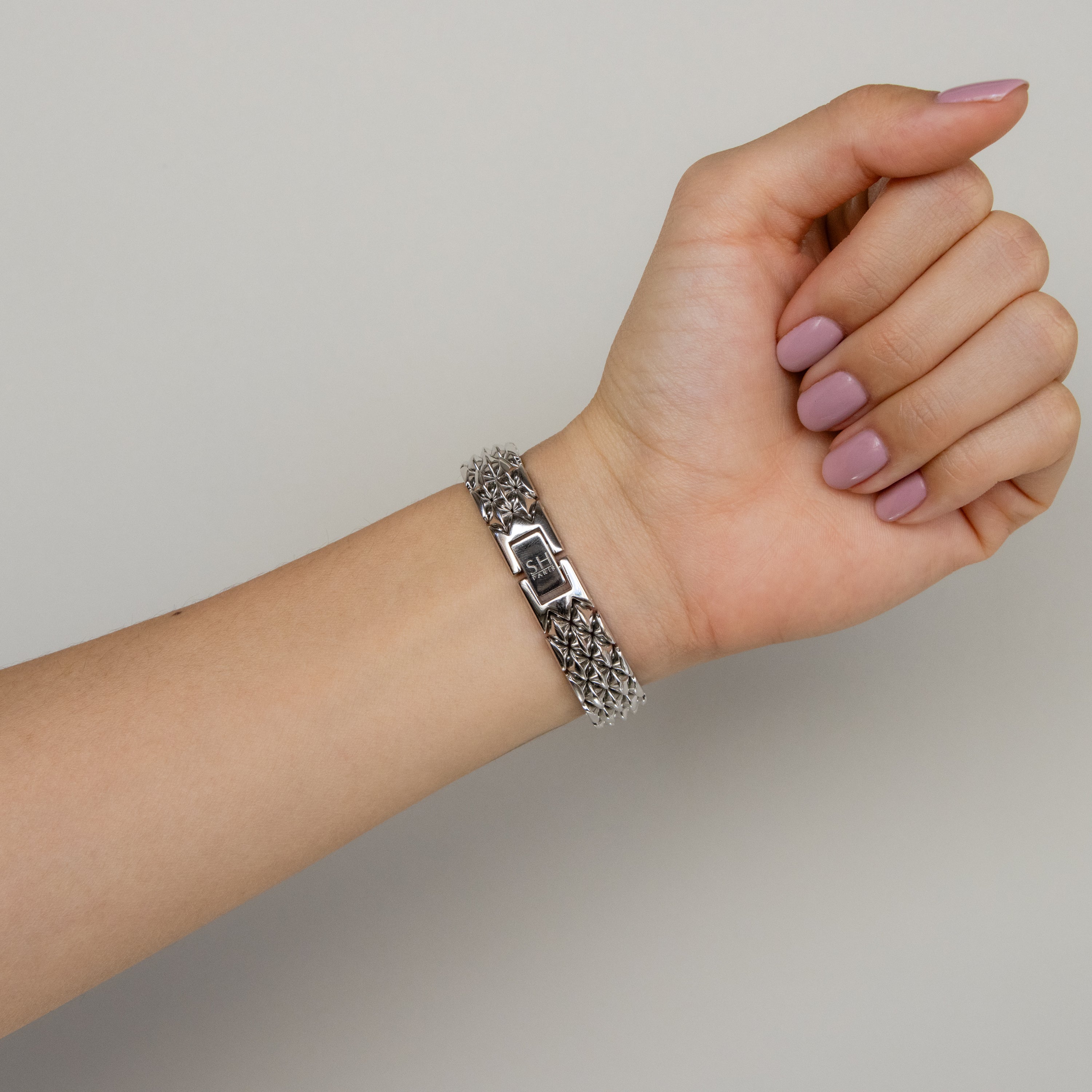 Vintage Saint Honore Swiss Rectangular Silver Watch