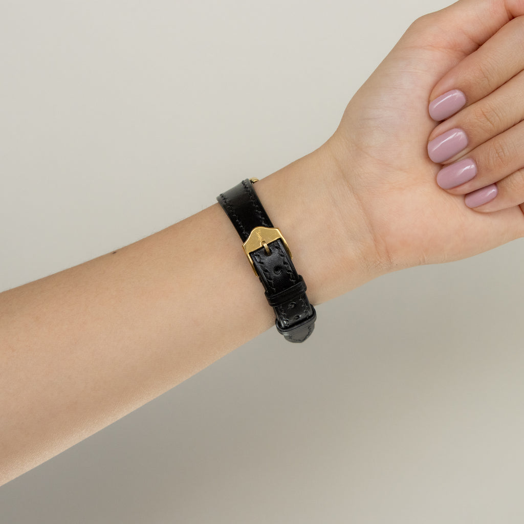 Vintage YSL Swiss Heart Gold Watch