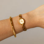 Vintage Seiko Oval Art Deco Gold Watch